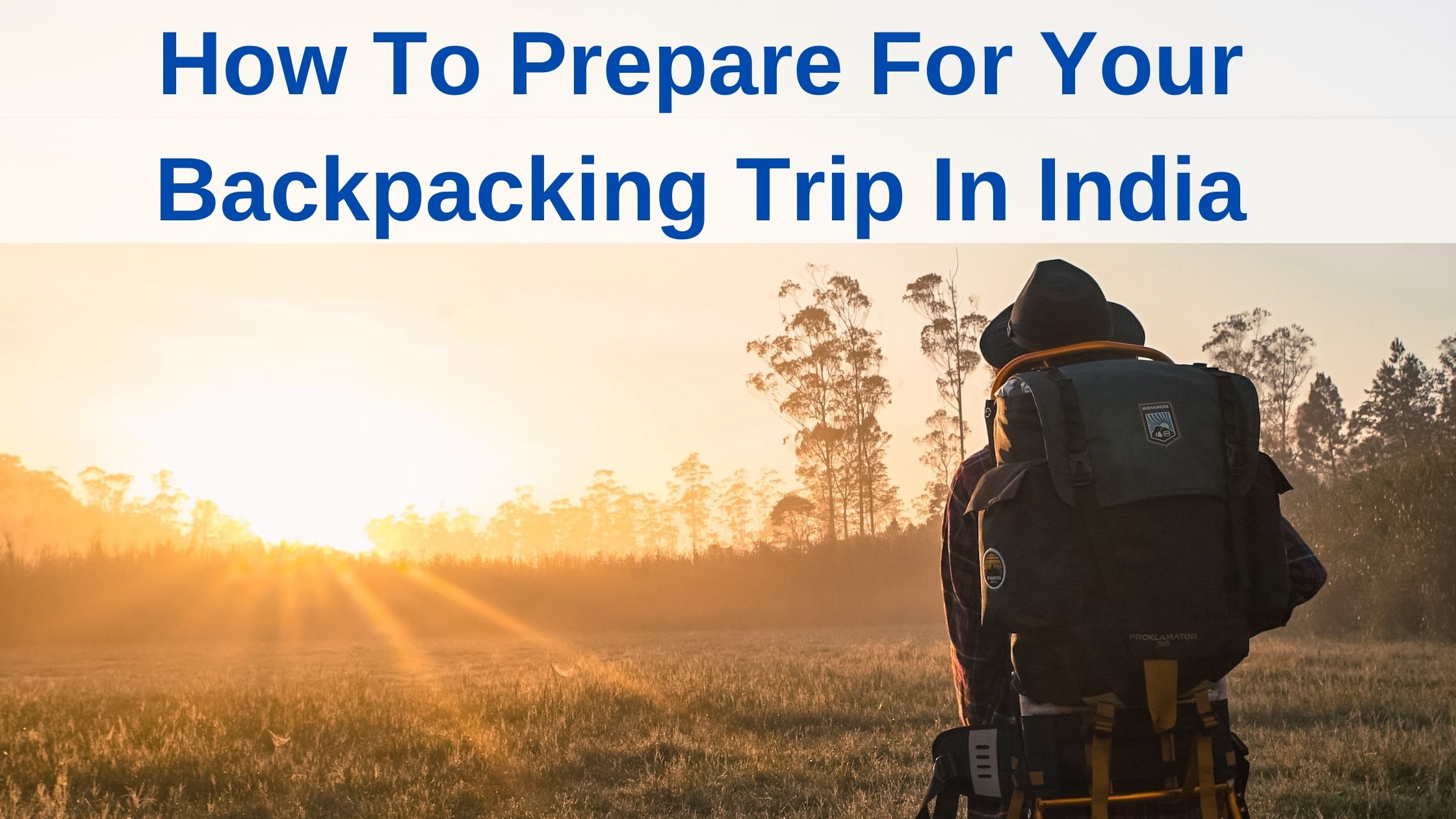 plan-for-Backpacking Trip